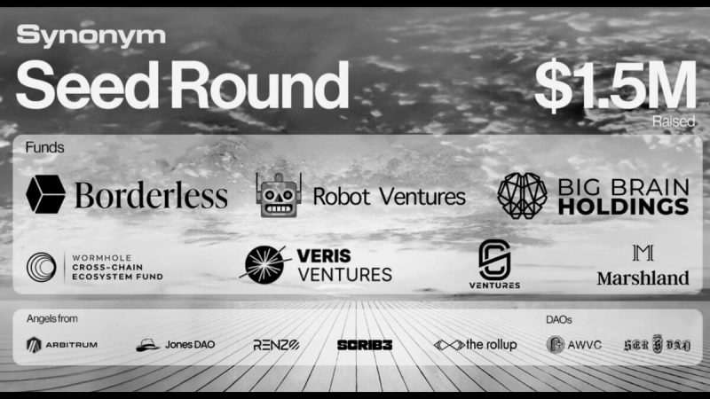 cross-chain-lending-platform-synonym-finance-raises-$1.5m-seed-funding-to-tackle-liquidity-fragmentation