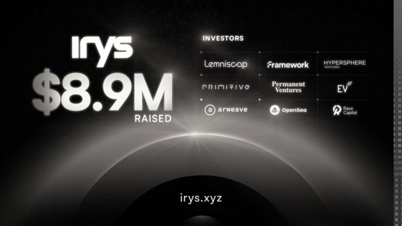 irys-brings-funding-to-$8.9m,-announces-plan-to-scale-onchain-storage-and-combat-misinformation