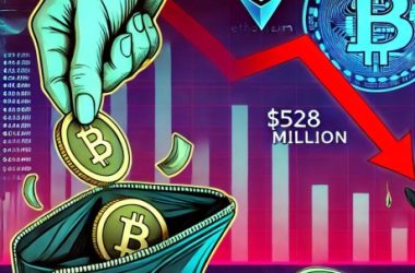 investors-pull-back:-$528-million-vanishes-from-crypto-funds-amid-economic-fear