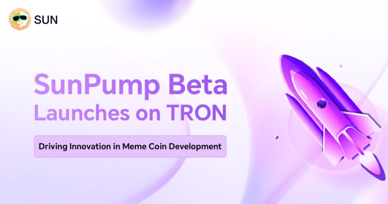 sunpump-beta-launches-on-tron,-driving-innovation-in-meme-coin-development