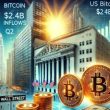 wall-street-titans-boost-crypto-stakes:-us-bitcoin-etfs-garner-$2.4b-in-q2-inflows