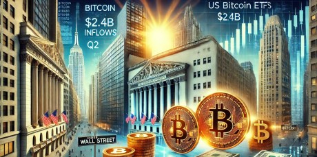 wall-street-titans-boost-crypto-stakes:-us-bitcoin-etfs-garner-$2.4b-in-q2-inflows