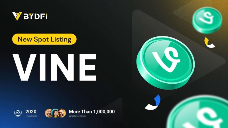 vine-token-hits-$400-million-market-cap,-now-available-for-trading-on-bydfi