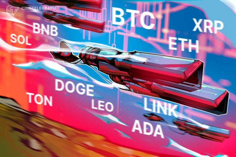 price-analysis-4/4:-btc,-eth,-xrp,-bnb,-sol,-doge,-ada,-ton,-leo,-link