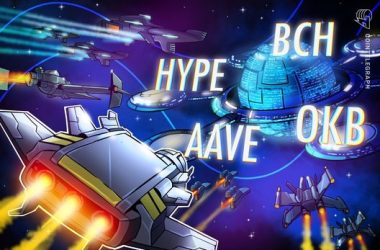 bitcoin-holds-$105k-as-hype,-aave,-bch,-okb-aim-to-lead-altcoins-higher