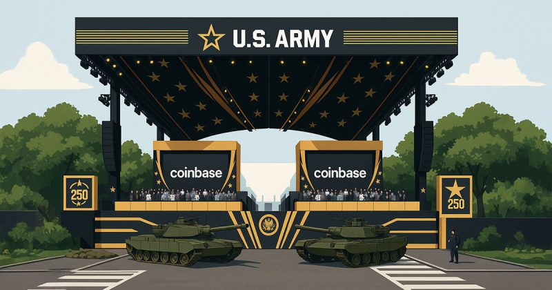 coinbase’s-sponsorship-of-trump’s-military-parade-sparks-debate-over-crypto’s-anti-establishment-roots