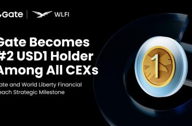 gate-and-world-liberty-financial-reach-strategic-milestone:-gate-becomes-second-largest-holder-of-usd1-among-centralized-exchanges