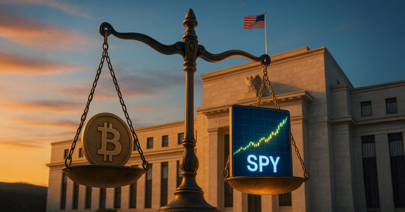 new-economic-data-rejects-trump’s-350bps-rate-cut-dream-as-bitcoin-falls-while-stocks-climb